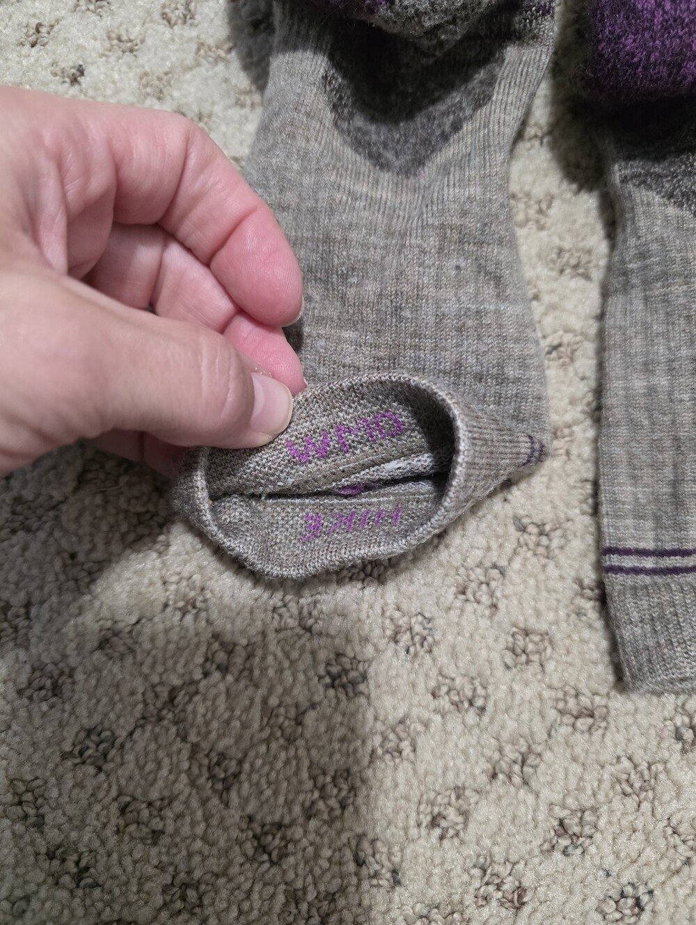 Smartwool Washed Crew Socks - Picture 3 of 4